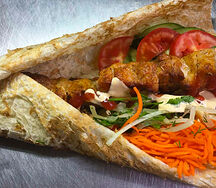 Люля-кебаб из курицы в лаваше