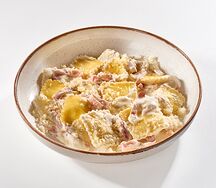 Равиоли с ветчиной и сливочным соусом