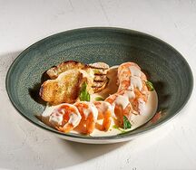 Креветки в сливочном соусе