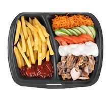 Шашлык на тарелке