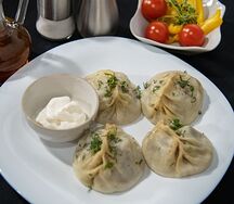 Манты с говядиной