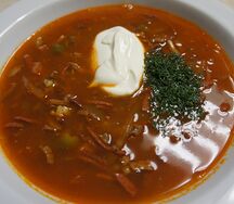 Солянка сборная мясная