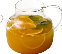 Манговый чай с листьями лайма