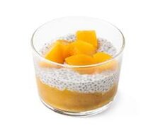 Десерт с семенами чиа