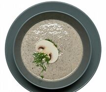 Суп-крем с шампиньонами