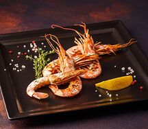 Лангустины на гриле