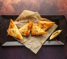 Балканские пирожки с красной рыбой