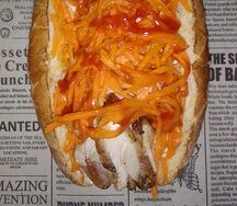 Хот-дог с куриным филе