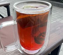 Малина с лаймом и мятой