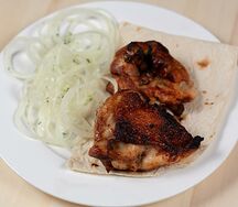 Шашлык из куриного бедра
