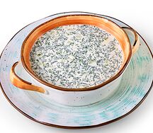 Окрошка с курицей