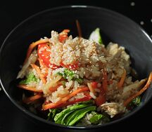 Тяхан с курицей