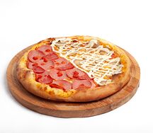 Пицца-половинки