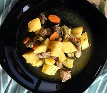 Жаркое с говядиной и грибами