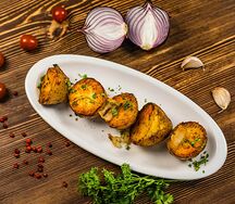 Картофель на мангале