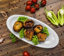 Шампиньоны на мангале