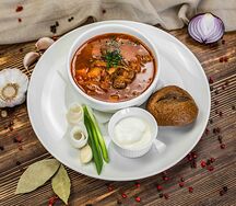 Борщ с говядиной