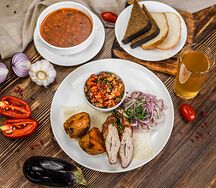 Домашний обед Кавказский