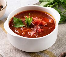 Борщ с курицей