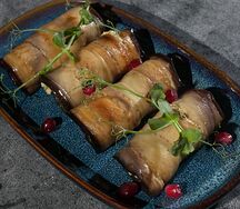 Пхали из баклажанов с грецким орехом