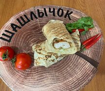 Люля-кебаб из курицы в лаваше
