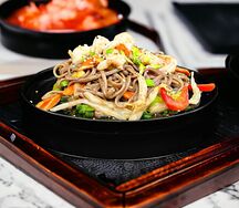 Якисоба с креветкой
