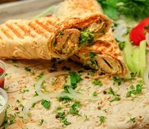 Люля-кебаб из курицы в лаваше