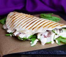 Мясная тортилья с овощами