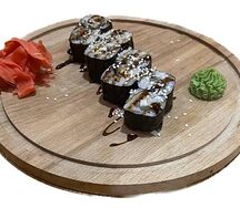 Роллы маленькие с креветкой