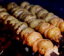 Картофель с салом