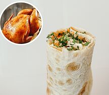 С курицей