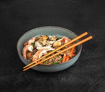 Тяхан с морепродуктами