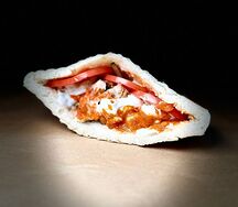 Донар с курицей на углях