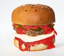 Чизбургер с мясной котлетой