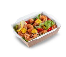 Салат с тигровой креветкой