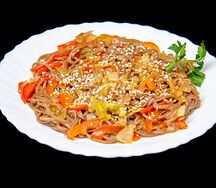 Соба с овощами