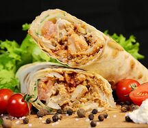 Шаурма с курицей большая