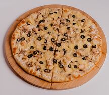 С курицей и грибами 35 см