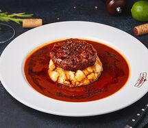 Бифштекс из мраморной говядины