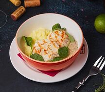 Котлеты из индейки с картофельным пюре