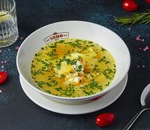 Куриный суп с домашней лапшой
