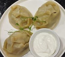 Манты с говядиной