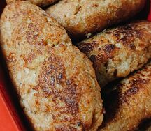 Мясные зразы с грибами