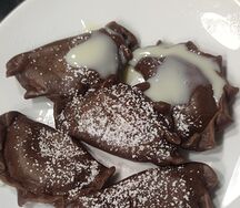 Вареники Баунти шоколадные с творогом