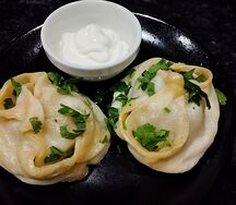 Манты с бараниной