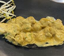 Камчатские гребешки в сливочном соусе