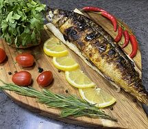 Скумбрия на мангале