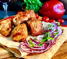 Шашлык из cвинoй шеи