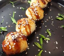 Запеченный с кальмаром