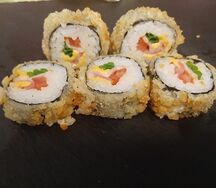 Хот ролл с беконом и сыром чеддер